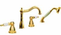 Смеситель на борт ванны Boheme Tradizionale Oro 395 Золото