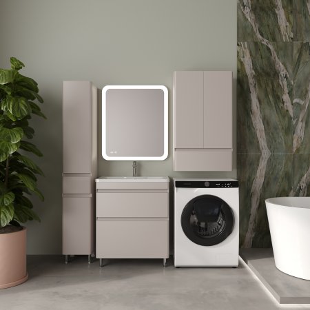 Тумба напольная STYLELINE "Атлантика 70", Люкс Плюс карамель с раковиной Атлантик 70 