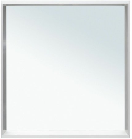 Зеркало Allen Brau Reality 70 1.32017.02 с подсветкой Серебро браш с сенсорным выключателем 