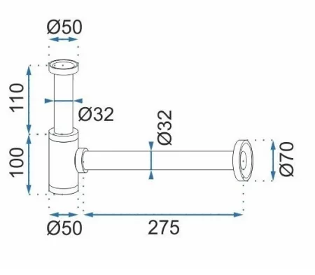 Сифон для раковины Rea REA-A5693 