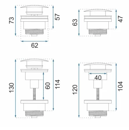 Сифон для раковины Rea REA-A5693 