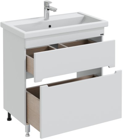 Тумба Санта Лондон 80 напольная с умывальником Фостер 80 