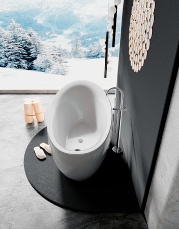 Акриловая ванна Black&White Swan SB 225 180x90 225SB00 без гидромассажа 