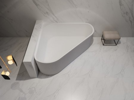 Акриловая ванна ABBER AB9446MW белая матовая 