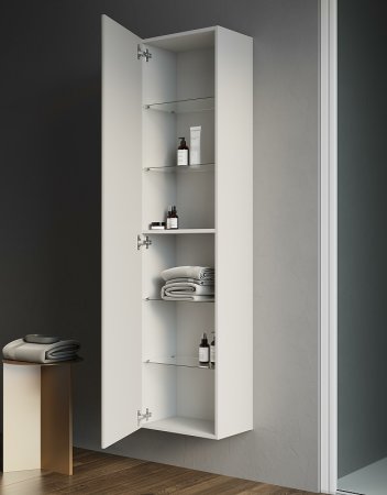 Шкаф пенал Creto Luna 40 L 17-PenIV40L подвесной Ivory 