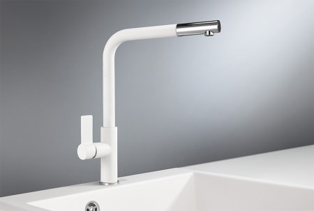 Смеситель Granula GR-2501 для кухонной мойки, арктик 