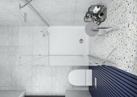 Душевой поддон из искусственного камня Aquaton Калифорния М 120x80 1A737636CA010 Белый 