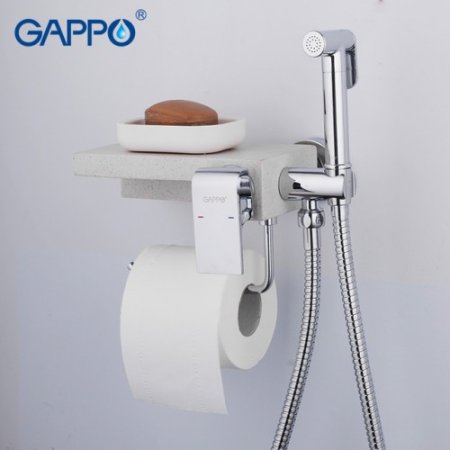 Гигиенический душ Gappo G7296 хром + кварц 