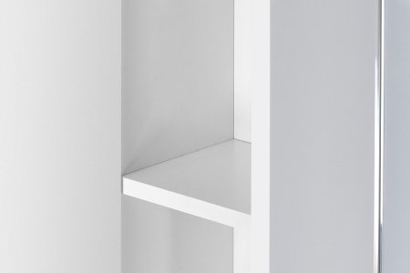 Зеркало со шкафом Aquaton Онда 58 1A009802ON01L с подсветкой Белое 