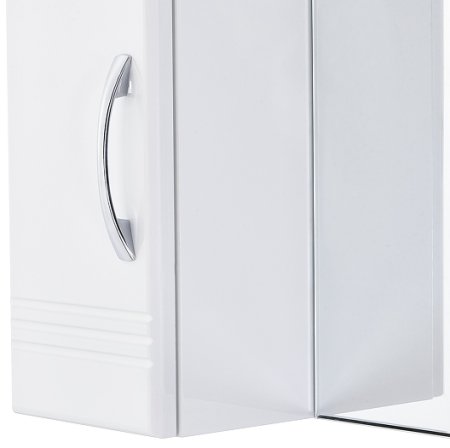 Зеркало со шкафом Aquaton Онда 58 1A009802ON01L с подсветкой Белое 