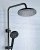 Душевая система Bond B01-9188 Черная матовая 