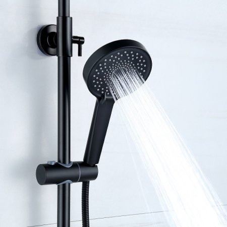 Душевая система Bond B01-9188 Черная матовая 