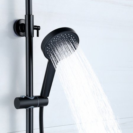 Душевая система Bond B01-9188 Черная матовая 