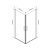 Душевой уголок Vincea Orta VSS-1O9090CL 90х90 см. хром , стекло прозрачное 