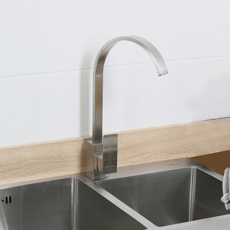 Смеситель для кухни Melana F8112 Сатин 