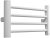 Полотенцесушитель электрический Fixsen UNIVERSAL 300х500 FX-7200W-2, белый 