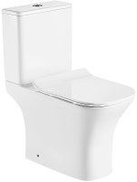 Унитаз компакт Azario Fretta Square AZ-5121 с бачком и сиденьем Микролифт Унитаз компакт Azario Fretta Square AZ-5121 с бачком и сиденьем Микролифт