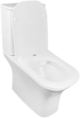 Унитаз компакт Azario Fretta Square AZ-5121 с бачком и сиденьем Микролифт 