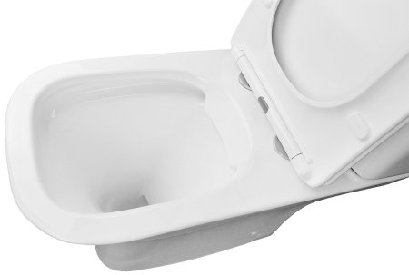 Унитаз компакт Azario Fretta Square AZ-5121 с бачком и сиденьем Микролифт 