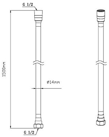Ручной душ Vincea Inspire VSHN-3I1HMB Черный матовый 