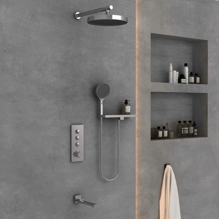 Душевая система Vincea Inspire VSFW-433TI2RCH с термостатом Хром 