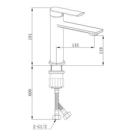 Смеситель Boch mann Mimi BM8591 для раковины 