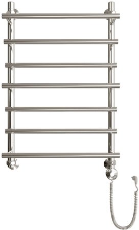 Полотенцесушитель электрический ДВИН Q Primo Electro лесенка 80/50, ТЭН справа, хром 