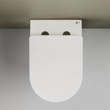 Унитаз приставной Ceramica Nova Mia CN1810 с микролифтом, безободковый 