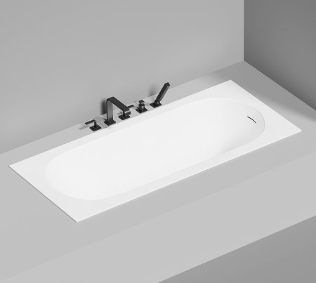 Ванна из искусственного камня Salini Ornella Kit 170х75 102411G Белая глянцевая 