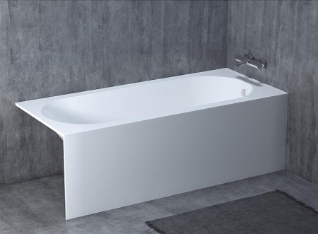 Ванна из искусственного камня Salini Ornella Kit 170х75 102411G Белая глянцевая 