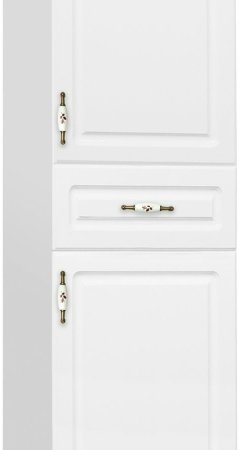 Шкаф пенал Style Line Олеандр 2 Люкс 36 ЛС-00000210 Белый 