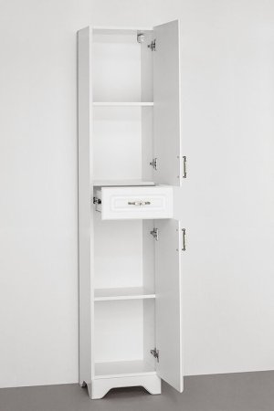 Шкаф пенал Style Line Олеандр 2 Люкс 36 ЛС-00000210 Белый 