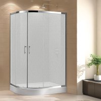 Душевой уголок Cezares Eco RH-2-100/80-P-Cr стекло punto