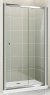 Душевая дверь в нишу Cezares Pratico BF1 120 C Cr + душевой трап 