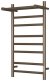 Полотенцесушитель электрический с полочкой (лесенка) Bauedge Stil Shelf DB-0021, 40x80 см 