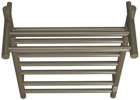 Полотенцесушитель электрический с полочкой (лесенка) Bauedge Stil Shelf DB-0021, 40x80 см 