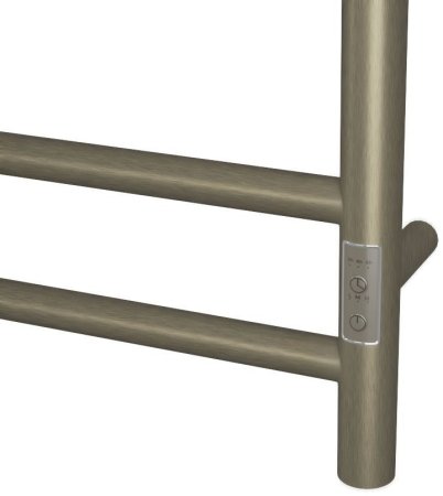 Полотенцесушитель электрический с полочкой (лесенка) Bauedge Stil Shelf DB-0021, 40x80 см 