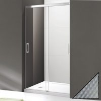 Душевая дверь в нишу Cezares Tandem Soft BF-2-120-P-Cr стекло punto