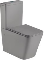 Унитаз компакт WeltWasser Gelbach 001 XL MT-GR 10000005777 (10000003737) Серый матовый с бачком и сиденьем Микролифт Унитаз компакт WeltWasser Gelbach 001 XL MT-GR 10000005777 (10000003737) Серый матовый с бачком и сиденьем Микролифт