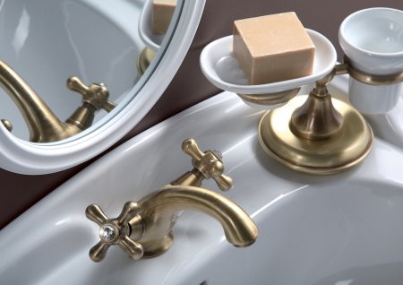 Смеситель для раковины Fiore MARGOT SKY (SWAROVSKI®) 01ZZ0622, бронза 