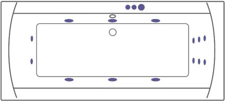 Акриловая ванна Excellent Aquaria Lux WAEX.AQU18.SMART 180x80 