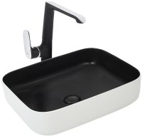 Раковина-чаша WeltWasser Elbach M2195 WB 50 10000005605 Белая Черная