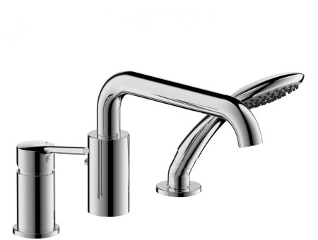 Смеситель на борт ванны Bravat Angel F5172217CP-1-RUS, хром 