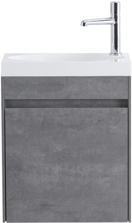 Тумба с раковиной BelBagno PIETRA MINI-460-1A-SO-SCM-R Stucco Cemento 