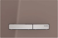 Кнопка смыва Geberit Sigma 50 115.788.SQ.2 темно-коричневое стекло