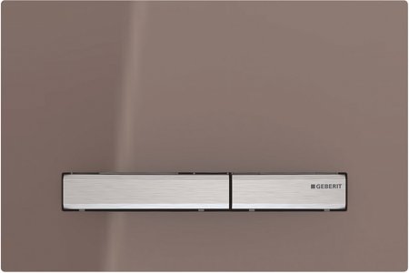 Кнопка смыва Geberit Sigma 50 115.788.SQ.2 темно-коричневое стекло 
