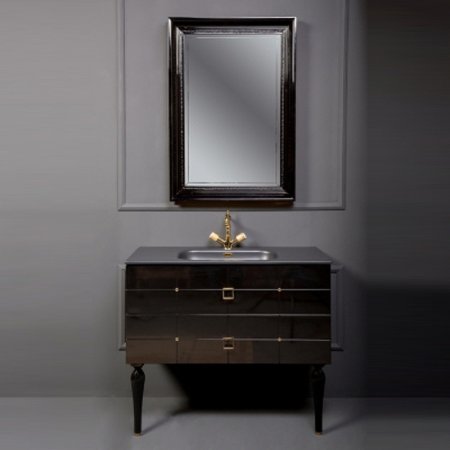 Зеркало Boheme Armadi Art Terso 70 557 с подсветкой Черный глянец 