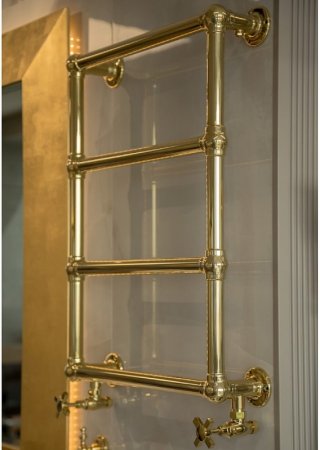 Водяной полотенцесушитель Boheme Imperiale 719 Золото 