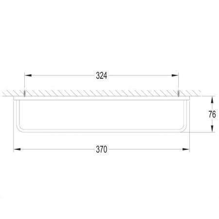 Полотенцедержатель Omnires Darling DA70230BL черный 