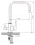 Смеситель для кухонной мойки Zorg Clean Water ZR 318 YF-50 BR 
